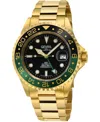 Gevril Men's Wall Street Swiss Automatic Gold-tone Stainless Steel Watch 43mm In Gold