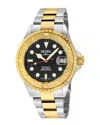 Gevril Wall Street Automatic Black Dial Men's Watch 4755b