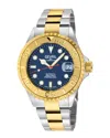 Gevril Wall Street Automatic Blue Dial Men's Watch 4756b