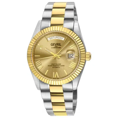 Gevril Men's Watch 48956b In Gold