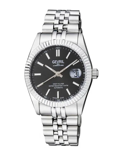 Gevril Men's West Village Watch In Black