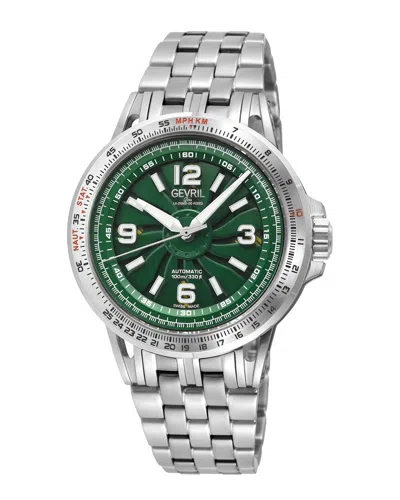 Gevril Wind Master Automatic Bracelet Watch, 44mm In Metallic