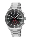 Gevril Yorkville Chronograph Automatic Black Dial Men's Watch 48620b