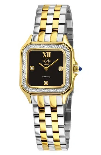 Gevril Milan Diamond Dial Bracelet Watch, 27.5mm In Multi