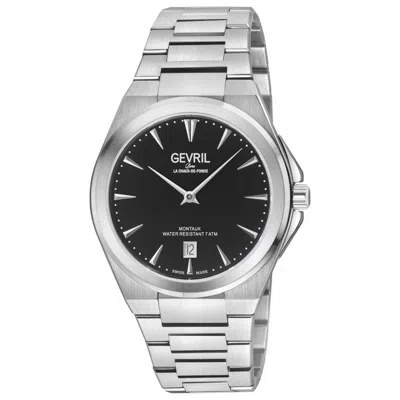 Gevril Montauk Men's Watch In Black