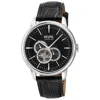 GEVRIL GEVRIL MULBERRY AUTOMATIC BLACK DIAL MEN'S WATCH 9610