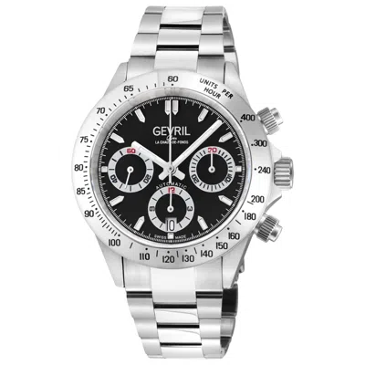 Gevril New Amsterdam Men's Watch In Silver