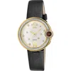 Gevril Perugia Diamond Leather Strap Watch, 33mm In Dark Gray