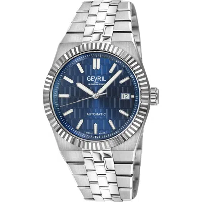 Gevril Pier 17 Swiss Automatic Bracelet Watch, 40mm In Metallic