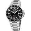 Gevril Riverside Automatic Black Dial Mens Watch 46701 In Black