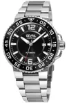 Gevril Riverside Automatic Black Dial Mens Watch 46701 In Silver