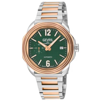 Gevril Roosevelt Men's Watch In Green