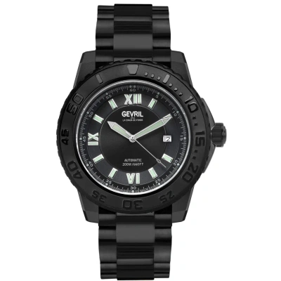 Gevril Seacloud Automatic Black Dial Men's Watch 3122b
