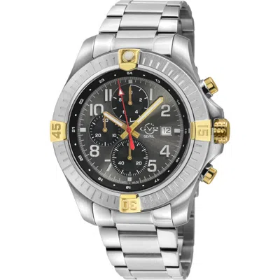 Gevril T38 Chronograph Swiss Quartz Bracelet Watch, 45mm In Green