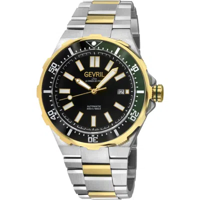 Gevril Ticonic 316l Bracelet Watch In Black