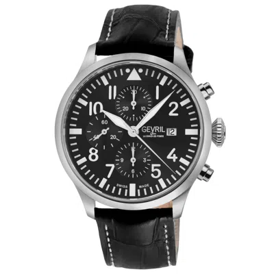 Gevril Vaughn Men's Watch In Black