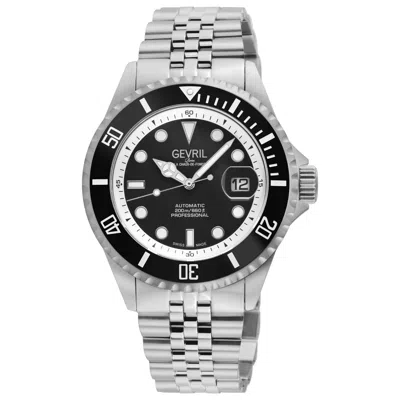 Gevril Men's Wall Street Watch In Silver