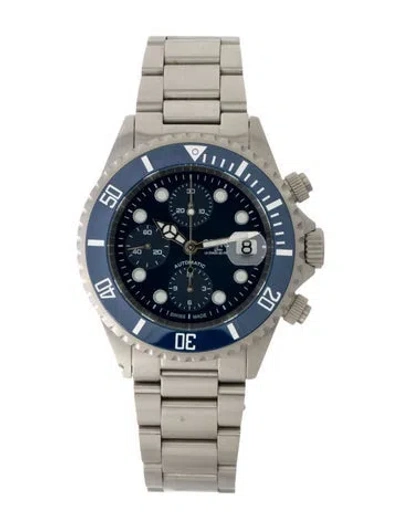 Pre-owned Gevril Wall Street Watch, 43mm In Multi