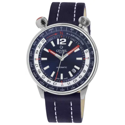 Gevril Wallabout Men's Watch In Blue
