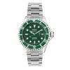 GEVRIL GEVRIL WALLSTREET AUTOMATIC GREEN DIAL MEN'S WATCH 4859A