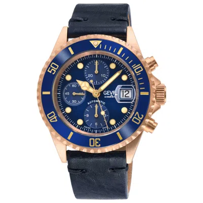 Gevril Wallstreet Men's Watch In Blue