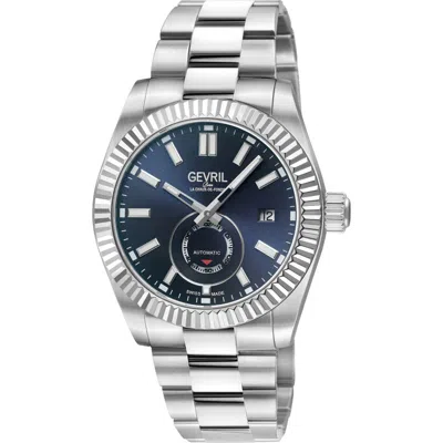 Gevril West Village Automatic Bracelet Watch, 40mm In Silver