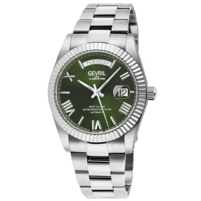 Gevril West Village Green Dial Men's Watch 48950b In Metallic