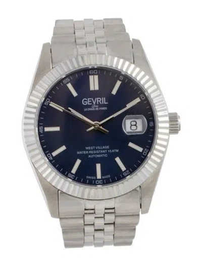 Pre-owned Gevril West Village Watch, 40mm In Multicolor