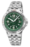 Gevril Wind Master Automatic Bracelet Watch, 44mm In Silver