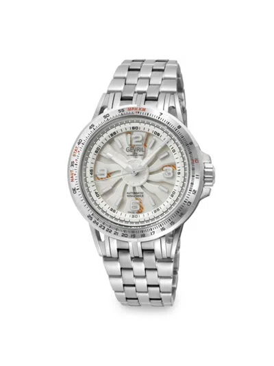 Gevril Wind Master Stainless Steel Bracelet Watch/44mm In Metallic