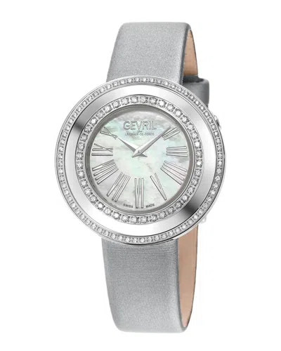 Gevril Women's Gandria Diamond Watch In Gray