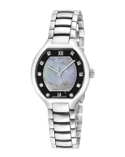 Gevril Women's Lugano Watch In Silver