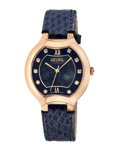 GEVRIL GEVRIL WOMEN'S LUGANO WATCH