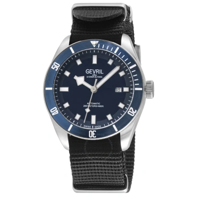 Gevril Yorkville Automatic Blue Dial Men's Watch 48601n