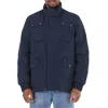 Geym Men's Blue Down Pockets Jacket In Blue