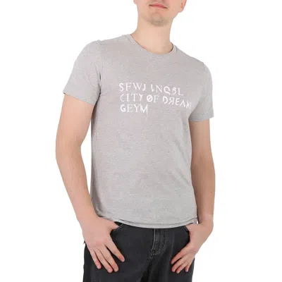 Geym Men's Gray Graphic T-shirt