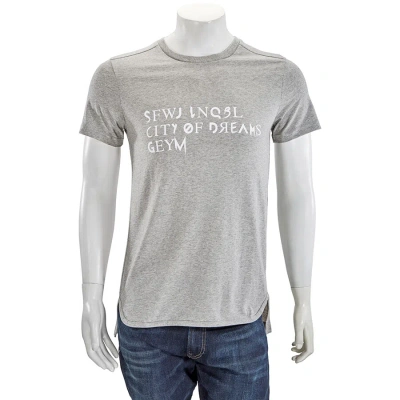 Geym Men's Gray Graphic T-shirt