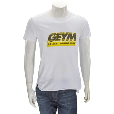 Geym Men's T-shirt White  Logo T-shirt