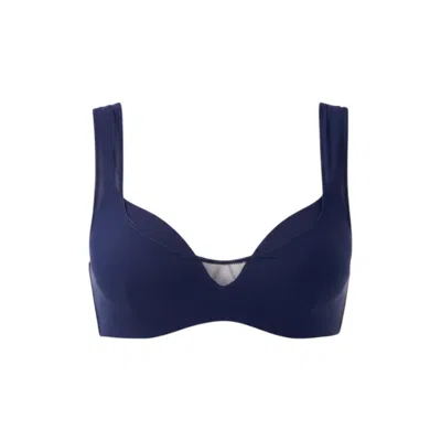 Gezzina Women's Blue Dawn Heartshape Bikini Top