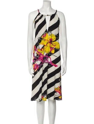 Pre-owned Gf Ferre' Vintage Mini Dress In Black