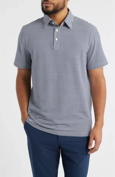 G/fore All Play Stripe Performance Polo In Blue