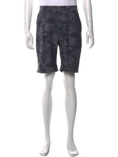 Pre-owned G/fore Camouflage Print Chino Shorts In Grey