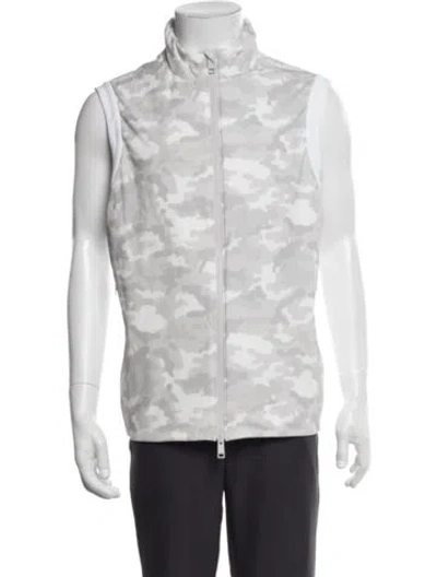 Pre-owned G/fore Camouflage Print Vest In White