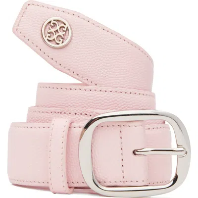 G/fore Circle Logo Belt In Blush
