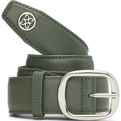 G/fore Circle Logo Belt In Isle