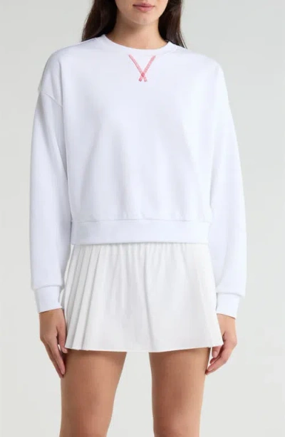 G/fore Classic Sweatshirt In White
