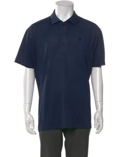 Pre-owned G/fore Collar Short Sleeve Polo Shirt In Blue