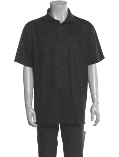 Pre-owned G/fore Collar Short Sleeve Polo Shirt In Gray