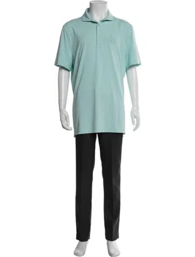 Pre-owned G/fore Collar Short Sleeve Polo Shirt In Green