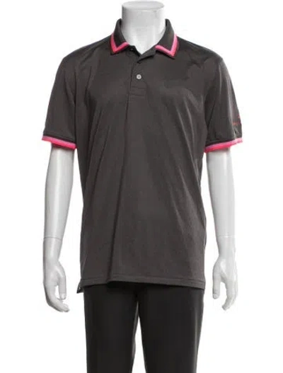 Pre-owned G/fore Collar Short Sleeve Polo Shirt In Grey
